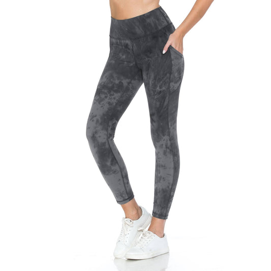 Premium Nylon Activewear Print Capri Leggings (25" Inseam)
