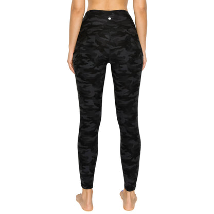 Leggings w/Pockets - Dark Camo