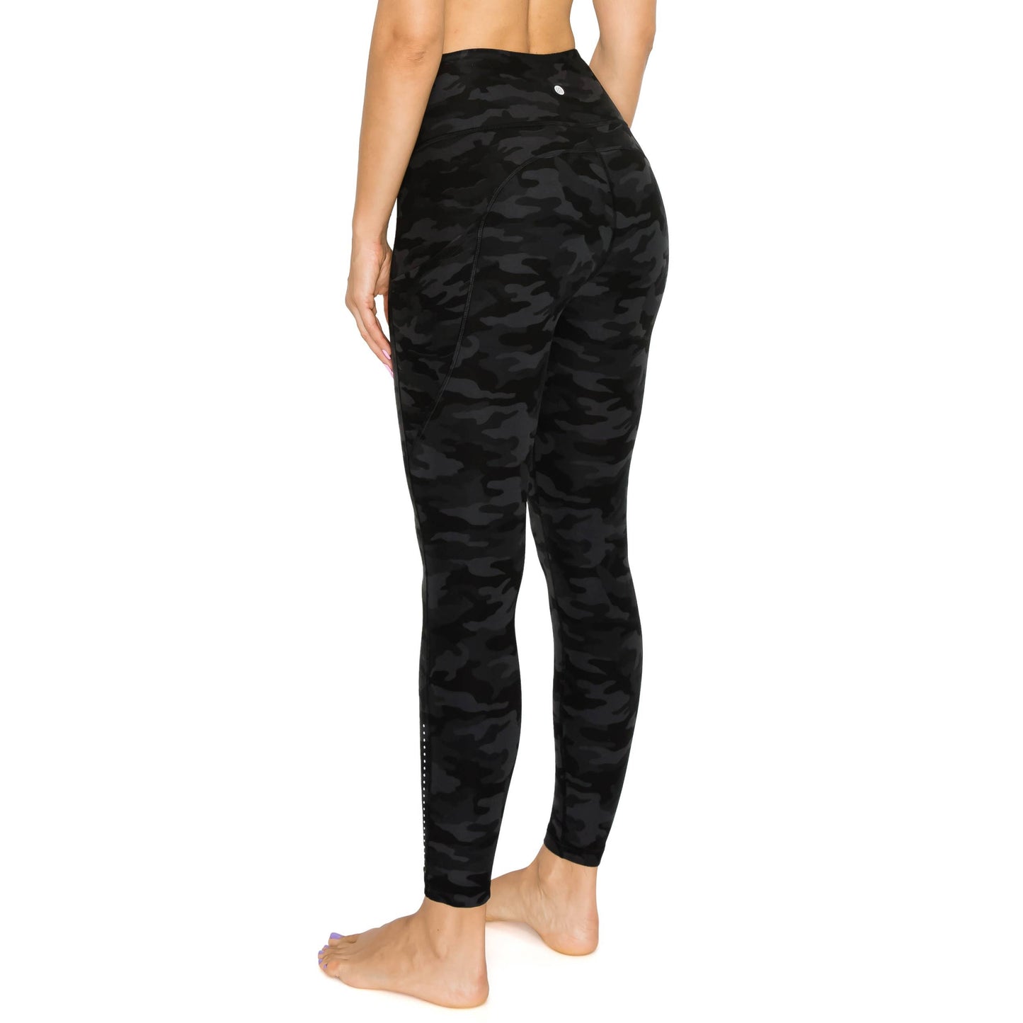 Leggings w/Pockets - Dark Camo