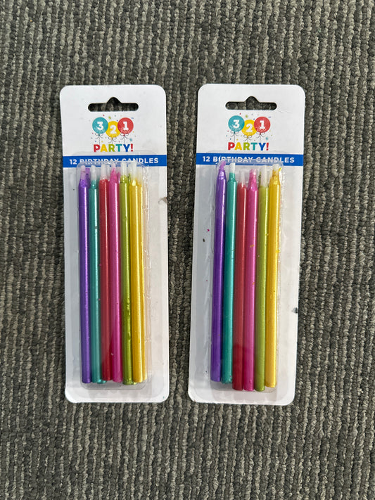 12pc Birthday Candle