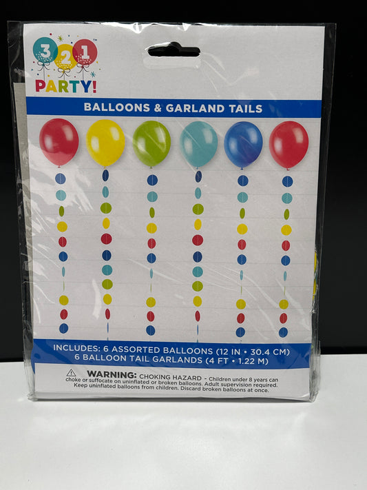 Balloons & Garland Tails