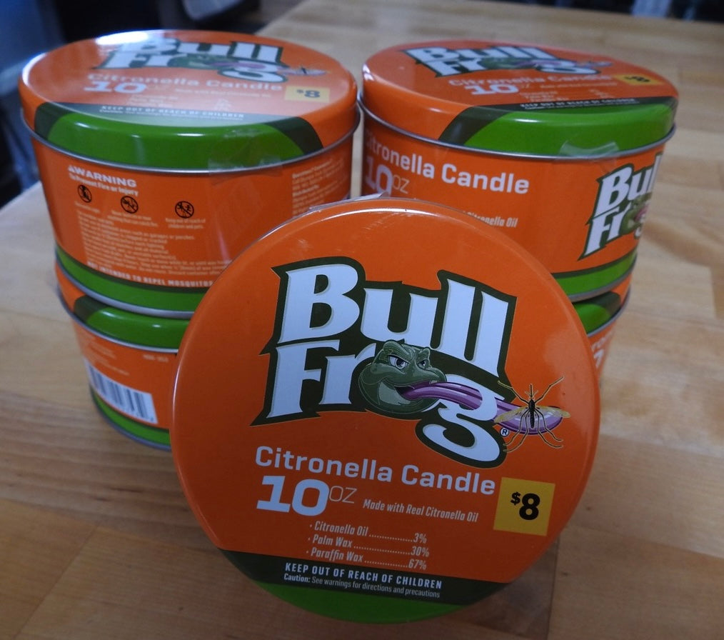 Bull Frog 10oz Citronella Candle