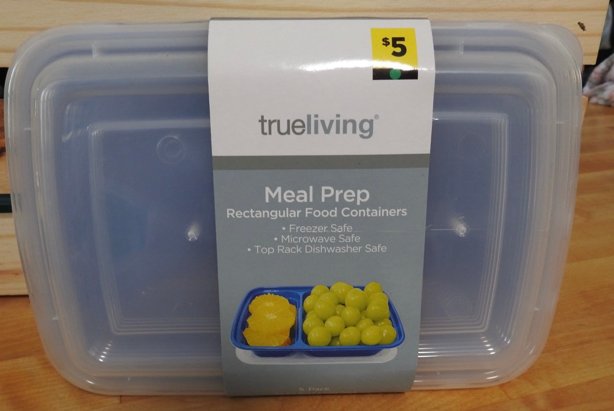 Meal Prep Food Storage Containers (5 Pack)