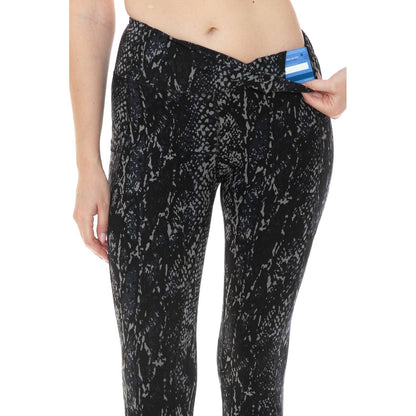 Leggings w/Pockets - Dark Snake