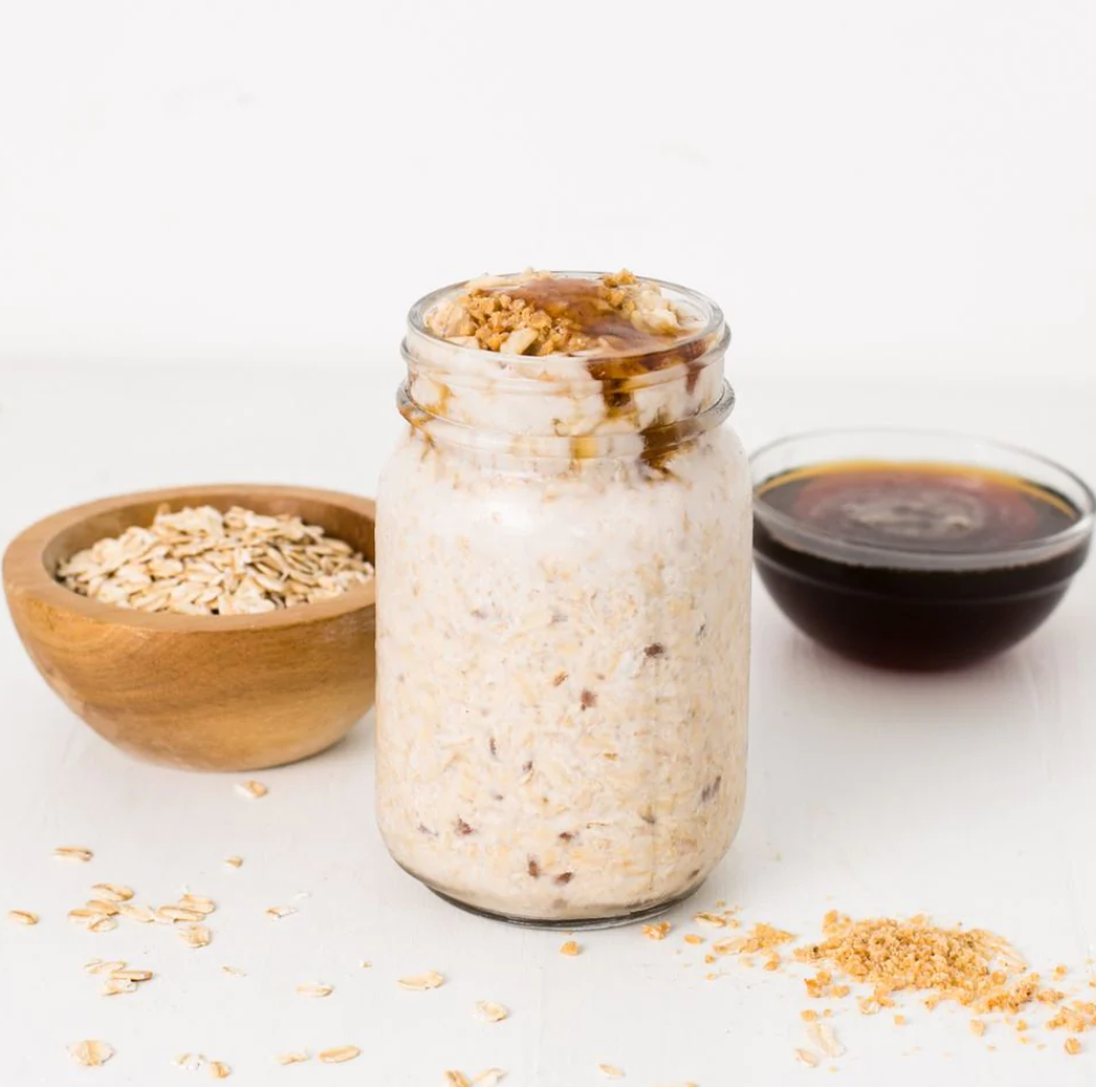 Gluten-Free Sweet Maple & Brown Sugar Overnight Oats