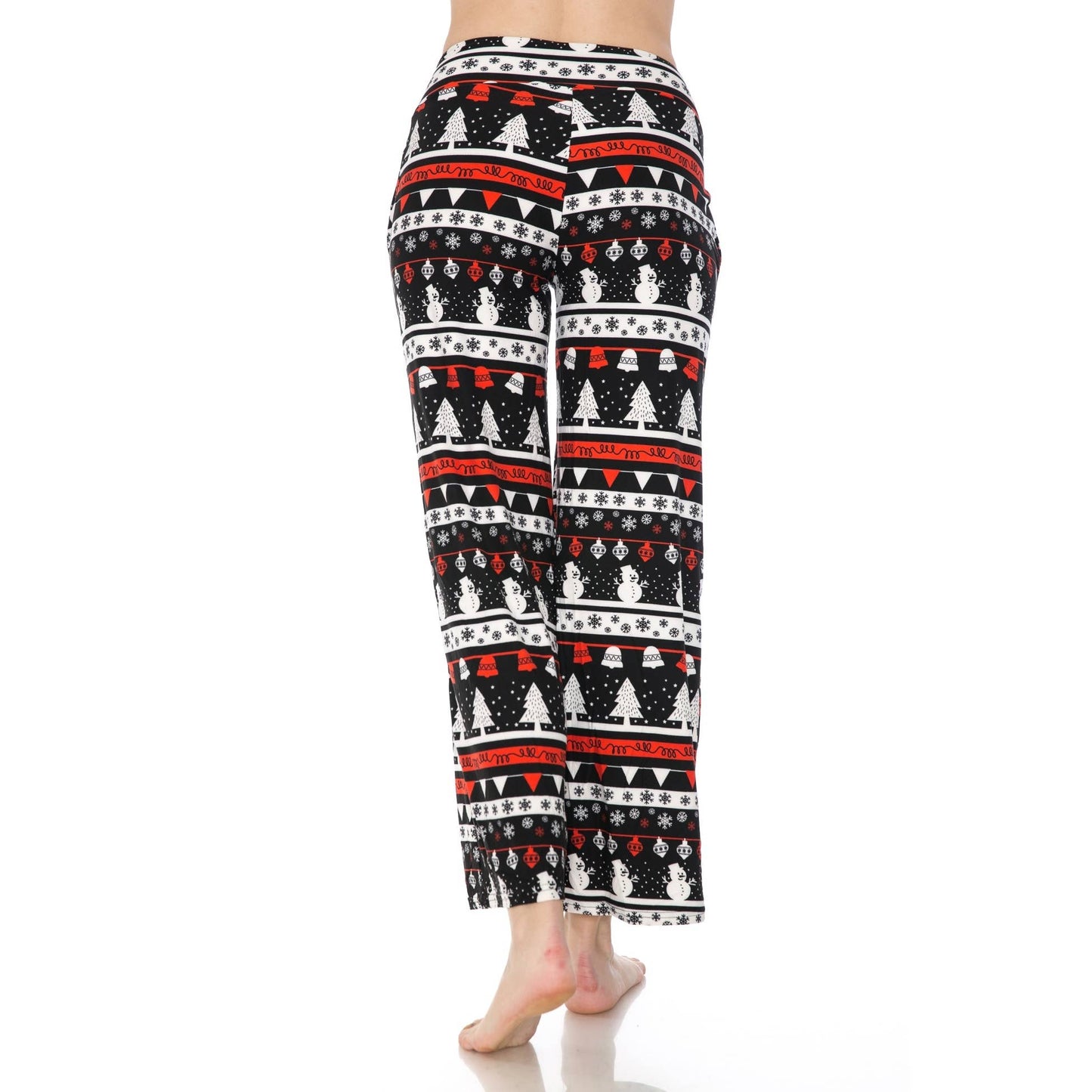 Buttery Soft PJ Pants - Tree/Snowman