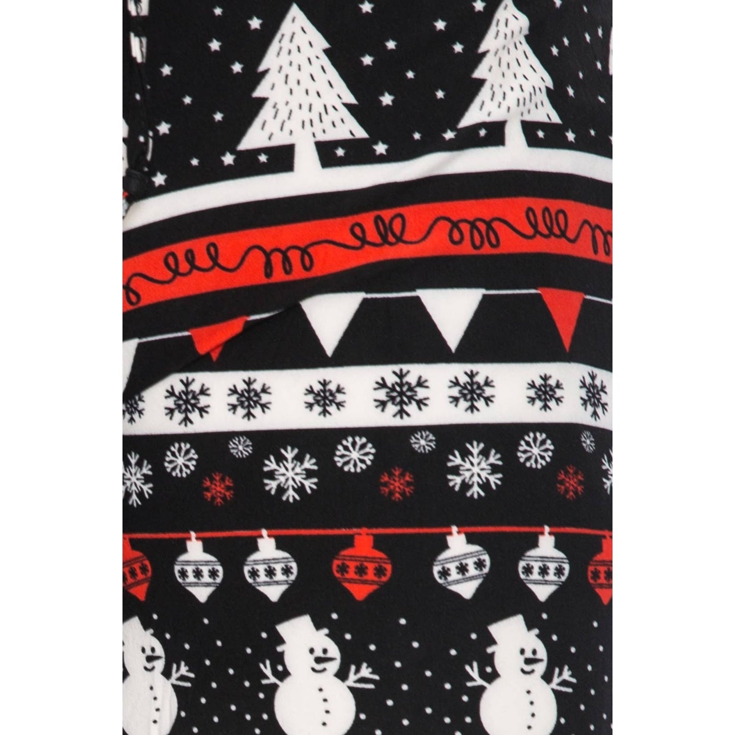 Buttery Soft PJ Pants - Tree/Snowman